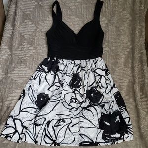 Black and White Dress